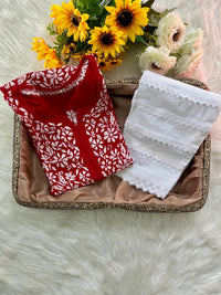 Rayon Ghaspatti Work Kurti With Pant - Chikankari official