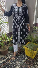 Rayon Hand heavy Work Kurti With pant - Chikankari official