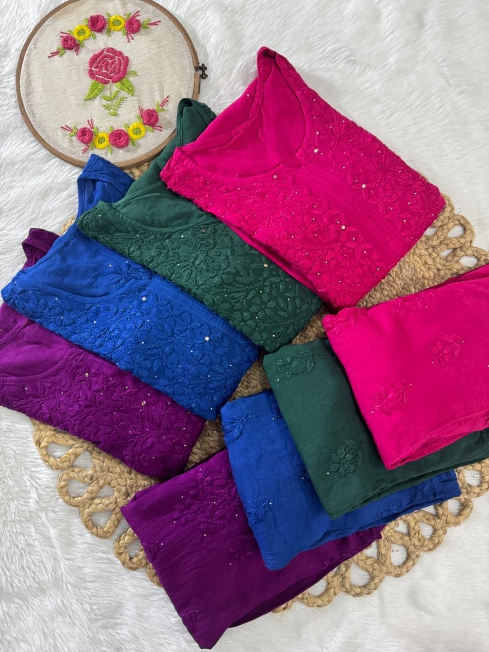 Rayon Muqaish Combo Comforts for everyone - Chikankari official