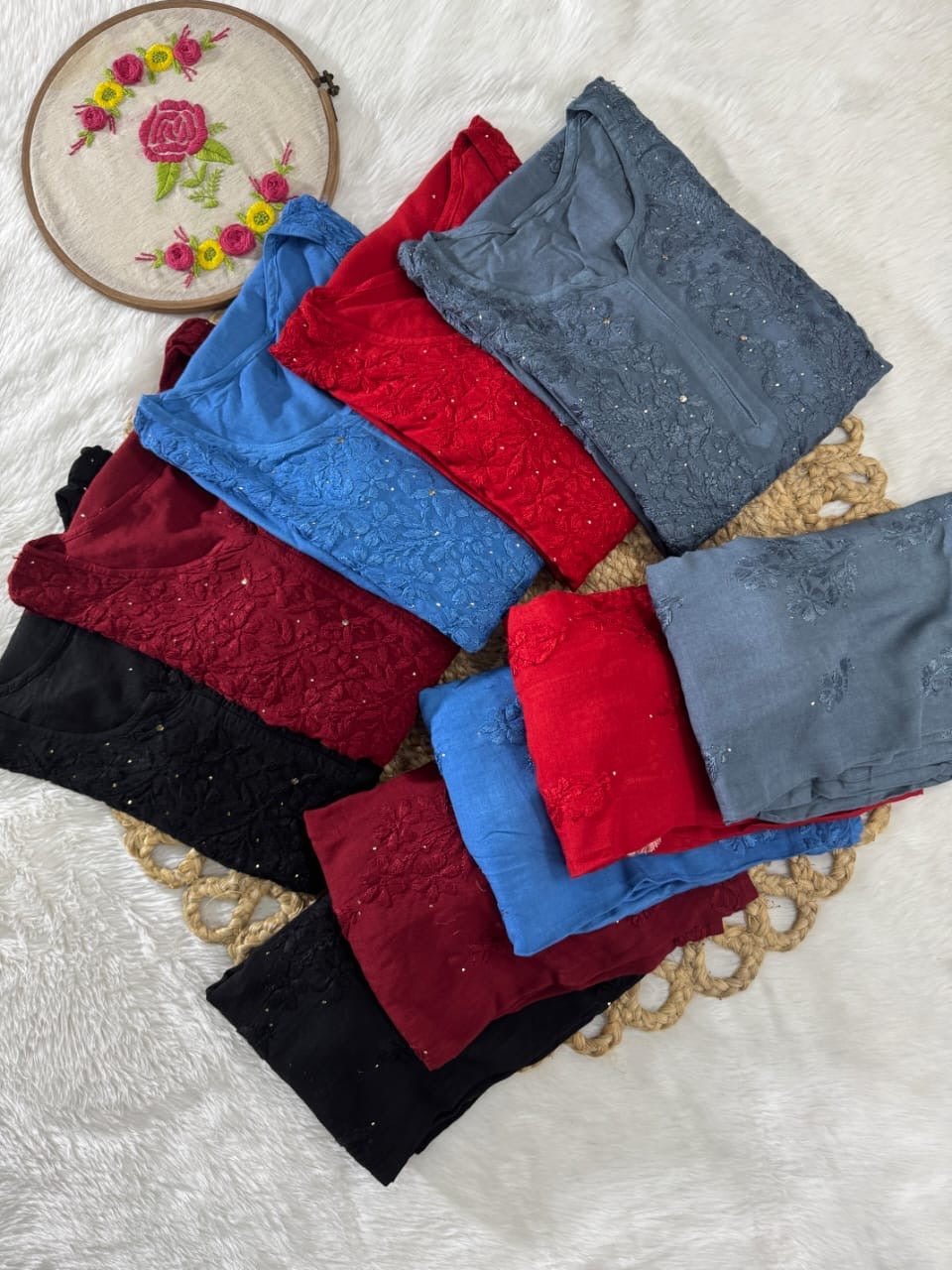 Rayon Muqaish Combo Comforts for everyone - Chikankari official