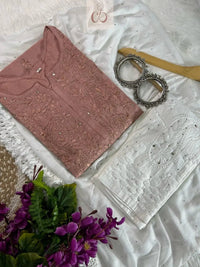 Rayon Muqaish Kurtis - Chikankari official