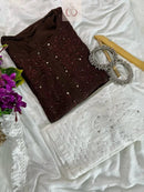 Rayon Muqaish Kurtis - Chikankari official