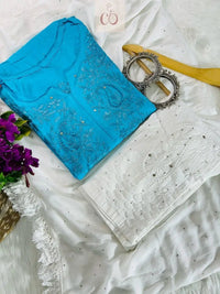 Rayon Muqaish Kurtis - Chikankari official