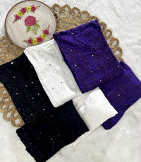 Rayon Muqaish Plazzo Combo - Chikankari official