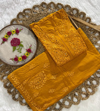 Rayon Muqaish Plazzo Combo - Chikankari official