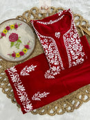 Rayon New Concept Chikankari combo ( Hand Embroidered ) - Chikankari official