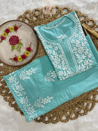 Rayon New Concept Chikankari combo ( Hand Embroidered ) - Chikankari official