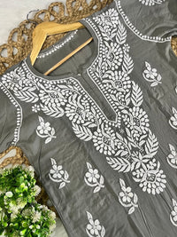 Rayon New Concept plazzo Combo - Chikankari official