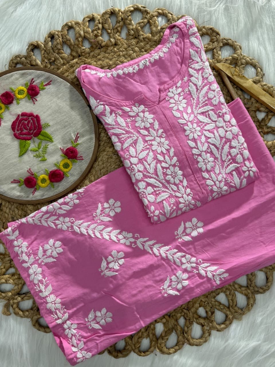 Rayon new concept Plazzo combo - Chikankari official