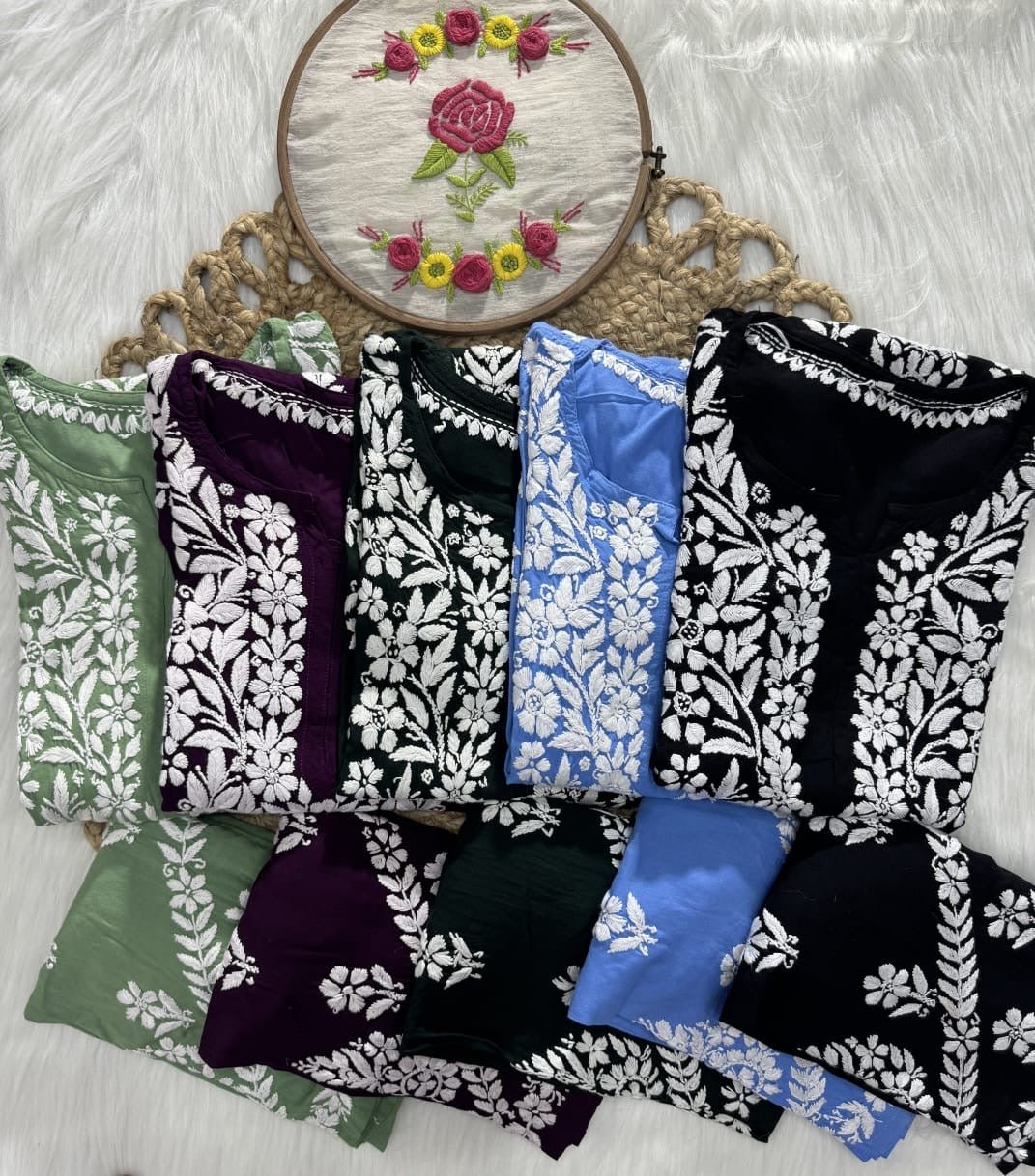 Rayon new concept Plazzo combo - Chikankari official