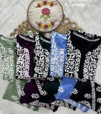 Rayon new concept Plazzo combo - Chikankari official