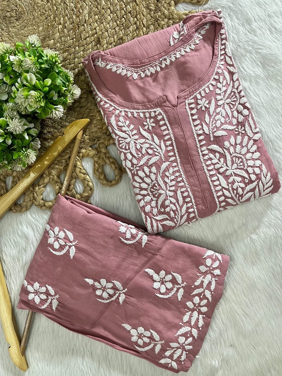Rayon New Concept plazzo Combo - Chikankari official