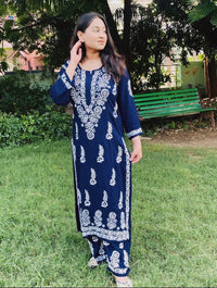 Rayon new concept Plazzo Combo - Chikankari official