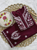 Rayon New Concept Plazzo Combo - Chikankari official