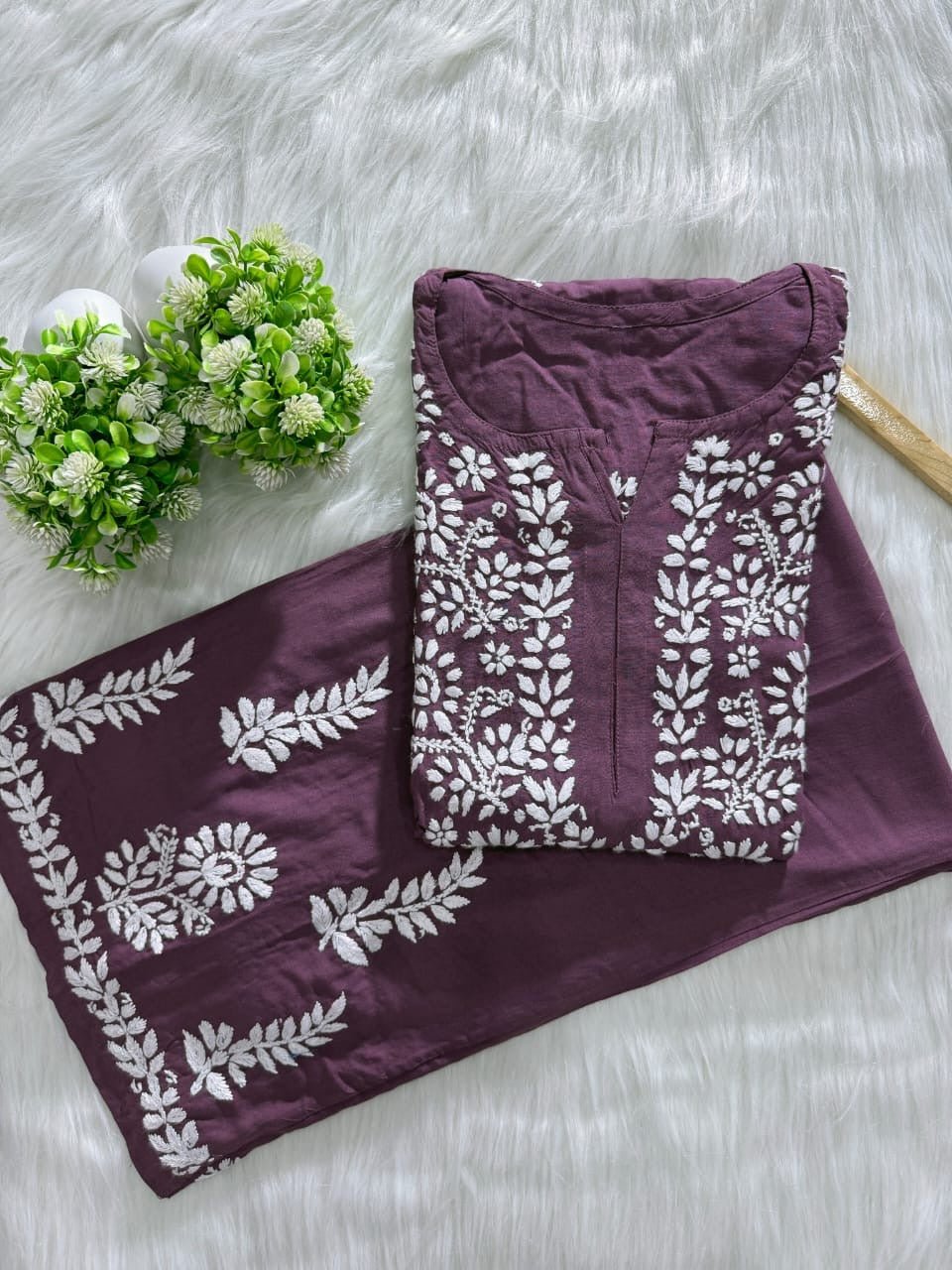 Rayon new concept Plazzo Combo - Chikankari official