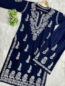 Rayon new concept Plazzo Combo - Chikankari official