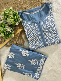 Rayon New Concept plazzo Combo - Chikankari official