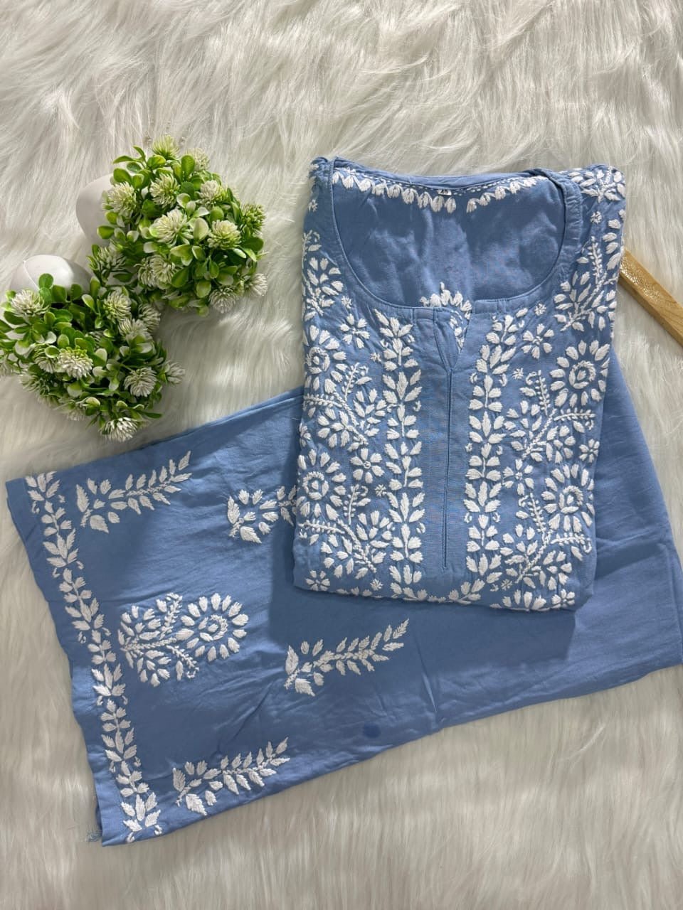 Rayon new concept Plazzo Combo - Chikankari official