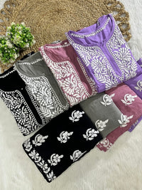 Rayon New Concept plazzo Combo - Chikankari official