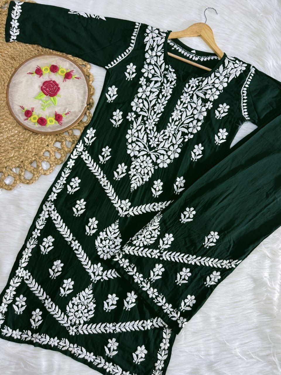 Rayon new concept Plazzo combo - Chikankari official