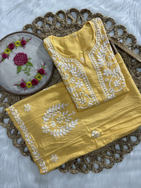 Rayon New Concept Plazzo Combo - Chikankari official