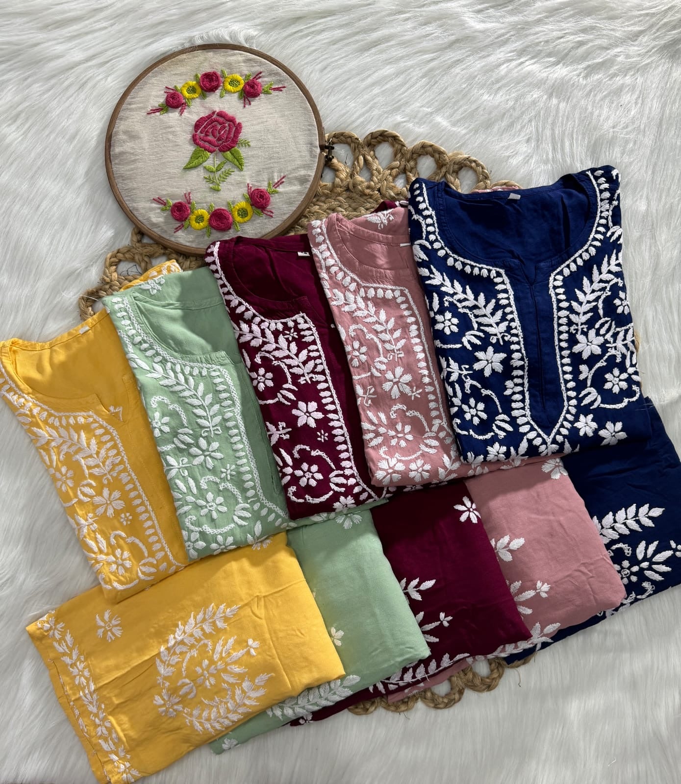 Rayon New Concept Plazzo Combo - Chikankari official