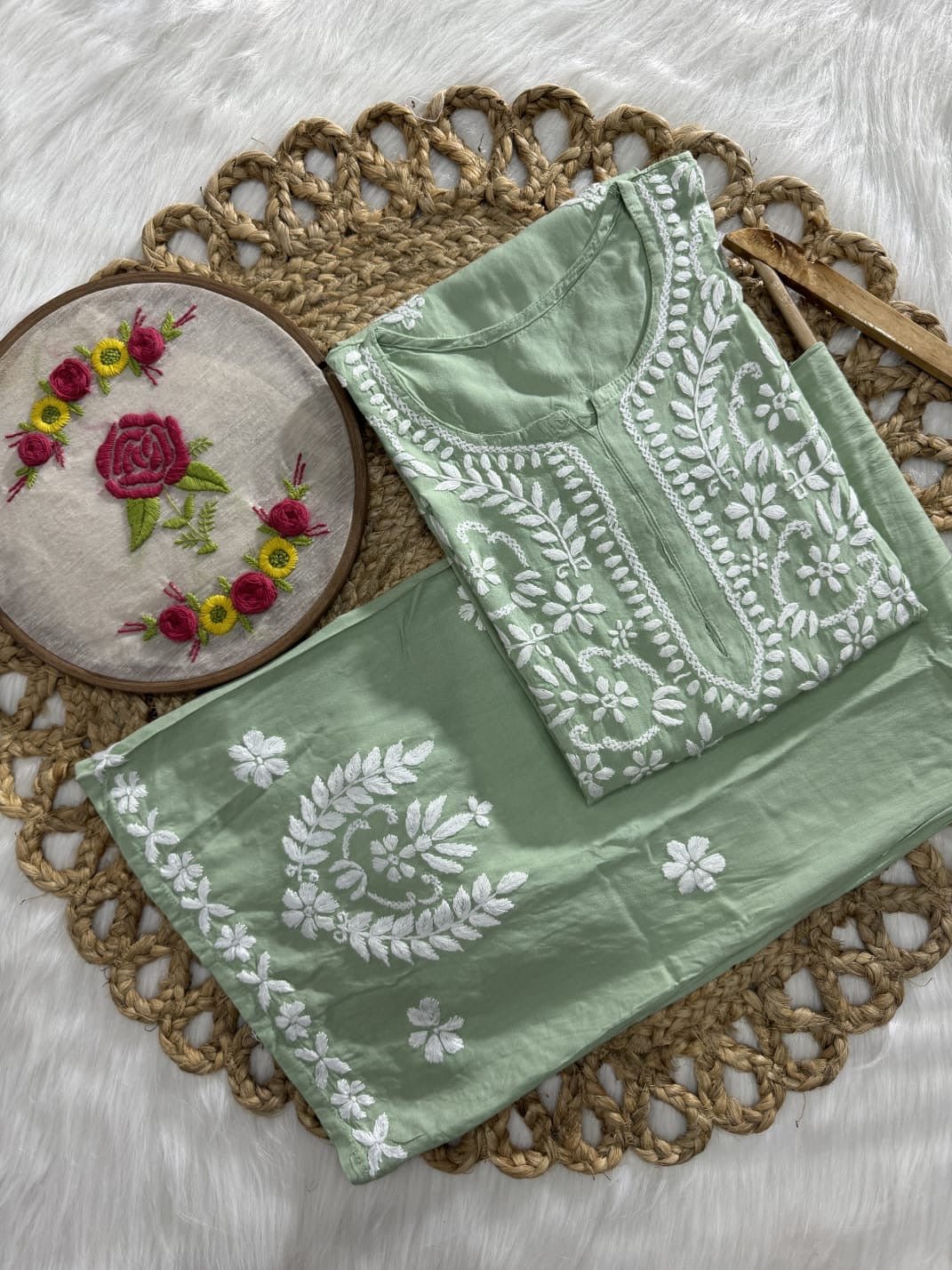 Rayon New Concept Plazzo Combo - Chikankari official