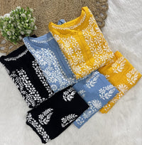 Rayon Plazzo Combo with Butas - Chikankari official