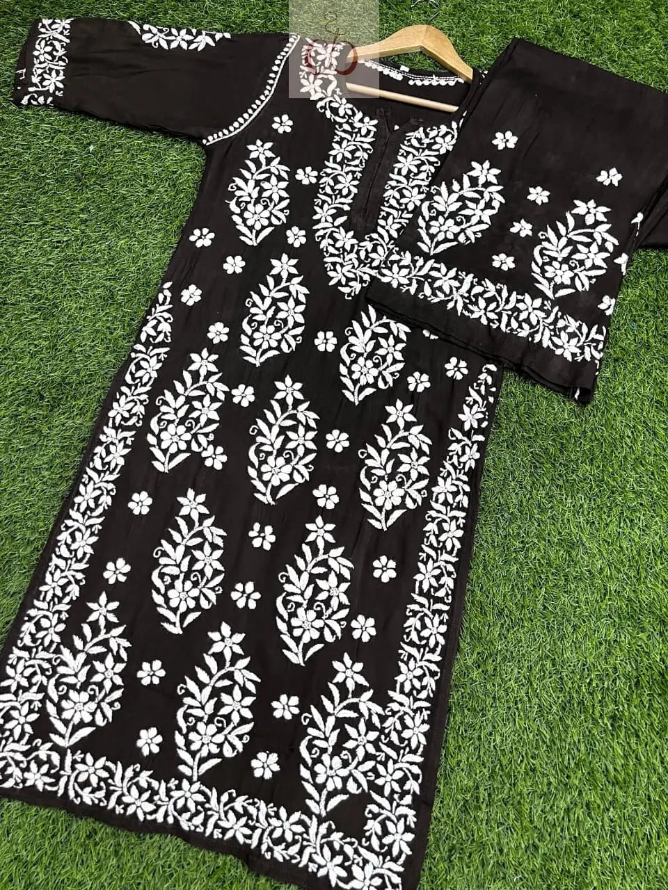 Rayon Premium Co ord Set - Chikankari official