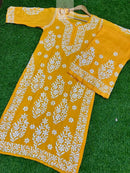 Rayon Premium Co ord Set - Chikankari official