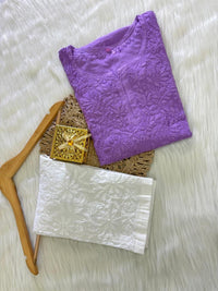 Rayon Short Elegant Soft Tops - Chikankari official