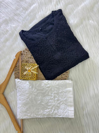 Rayon Short Elegant Soft Tops - Chikankari official