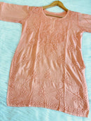 Rayon Short Elegant Soft Tops - Chikankari official