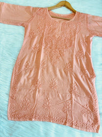 Rayon Short Elegant Soft Tops - Chikankari official