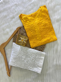 Rayon Short Elegant Soft Tops - Chikankari official