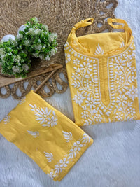 Rayon sleeveless co ord Combo - Chikankari official