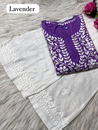 Rayon Soft Chikan ShortTop - Chikankari official
