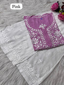 Rayon Soft Chikan ShortTop - Chikankari official