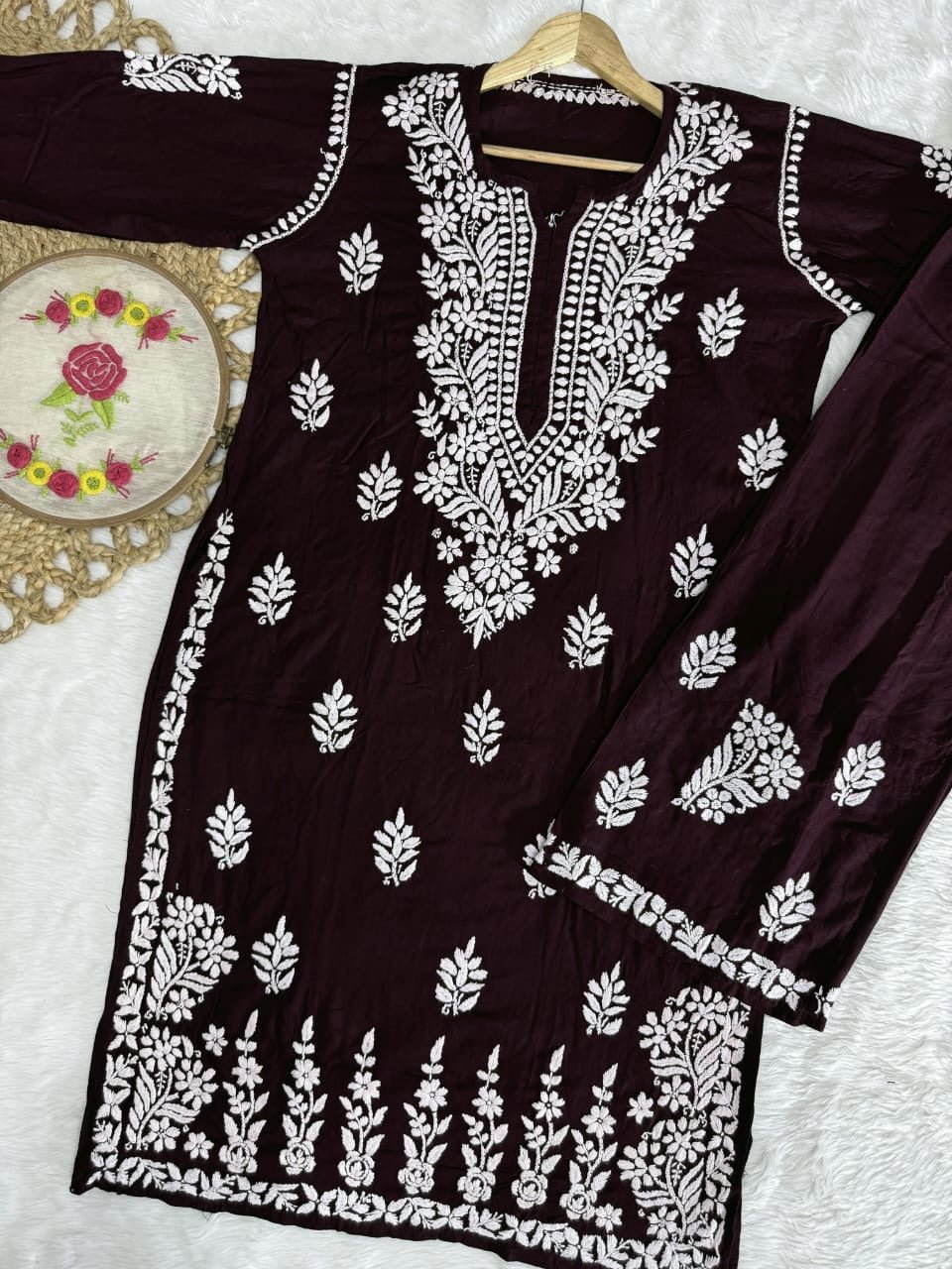 Rayon Trending Chikankari combo - Chikankari official