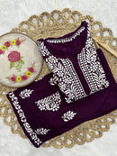 Rayon Trending Chikankari combo - Chikankari official