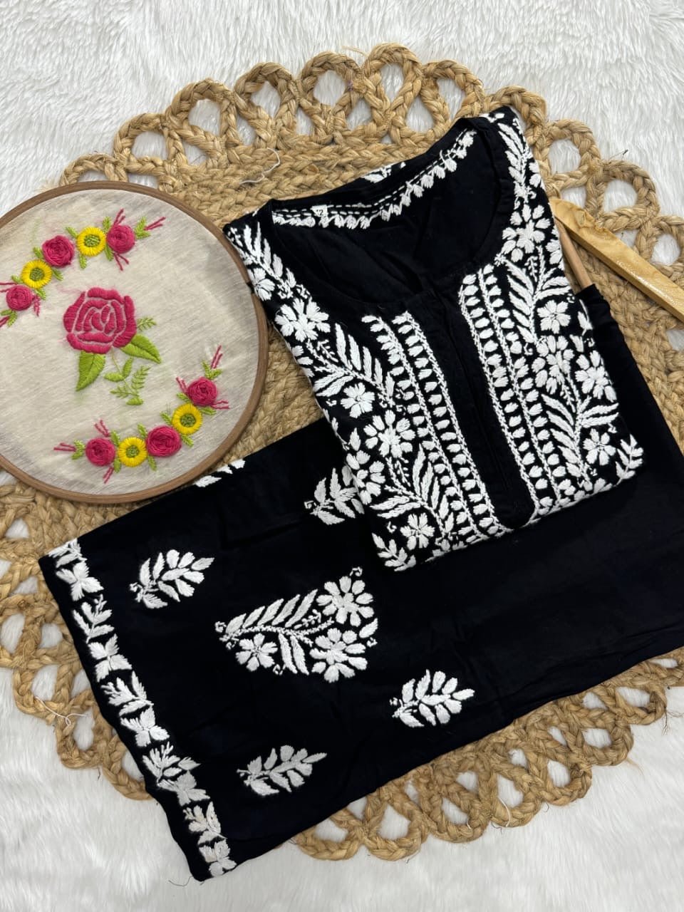 Rayon Trending Chikankari combo - Chikankari official