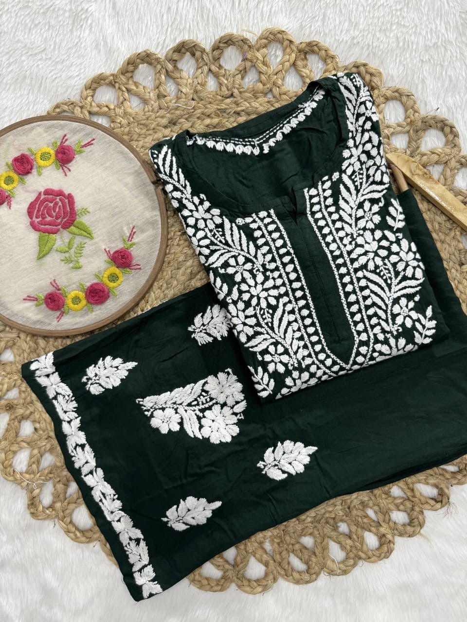 Rayon Trending Chikankari combo - Chikankari official