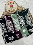 Rayon Trending Chikankari combo - Chikankari official