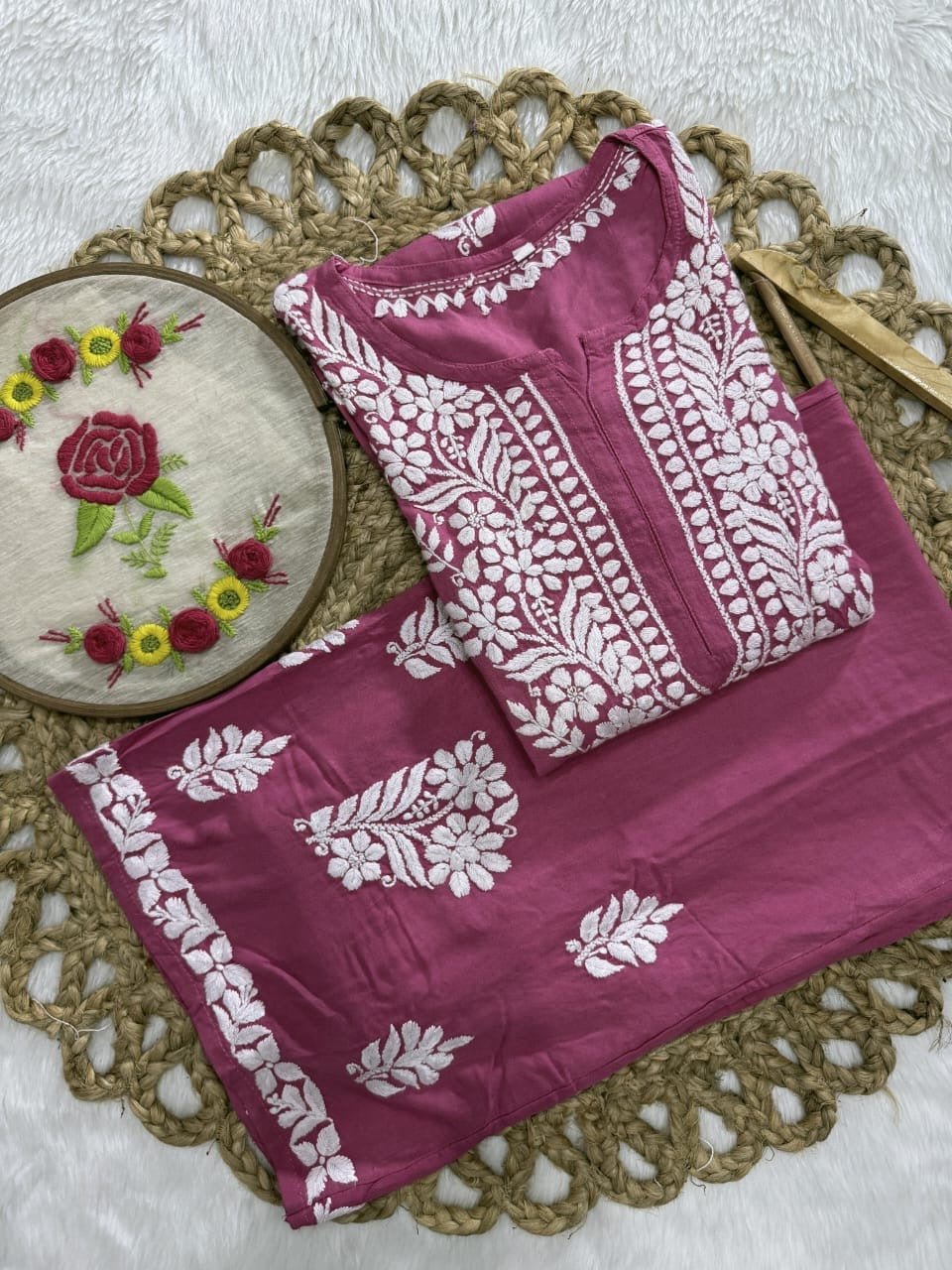 Rayon Trending Chikankari combo - Chikankari official