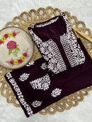 Rayon Trending Chikankari combo - Chikankari official