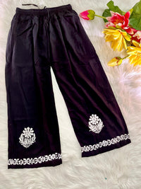Rayon White hand embroidery combo - Chikankari official