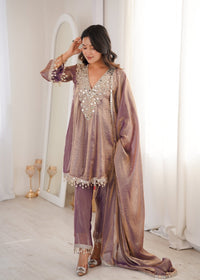 Readymade Ethnic 3pc Festive Wear Set - Chikankari official