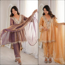Readymade Ethnic 3pc Festive Wear Set - Chikankari official