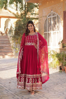 Readymade Gowns premium Design - Chikankari official