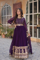 Readymade Gowns premium Design - Chikankari official